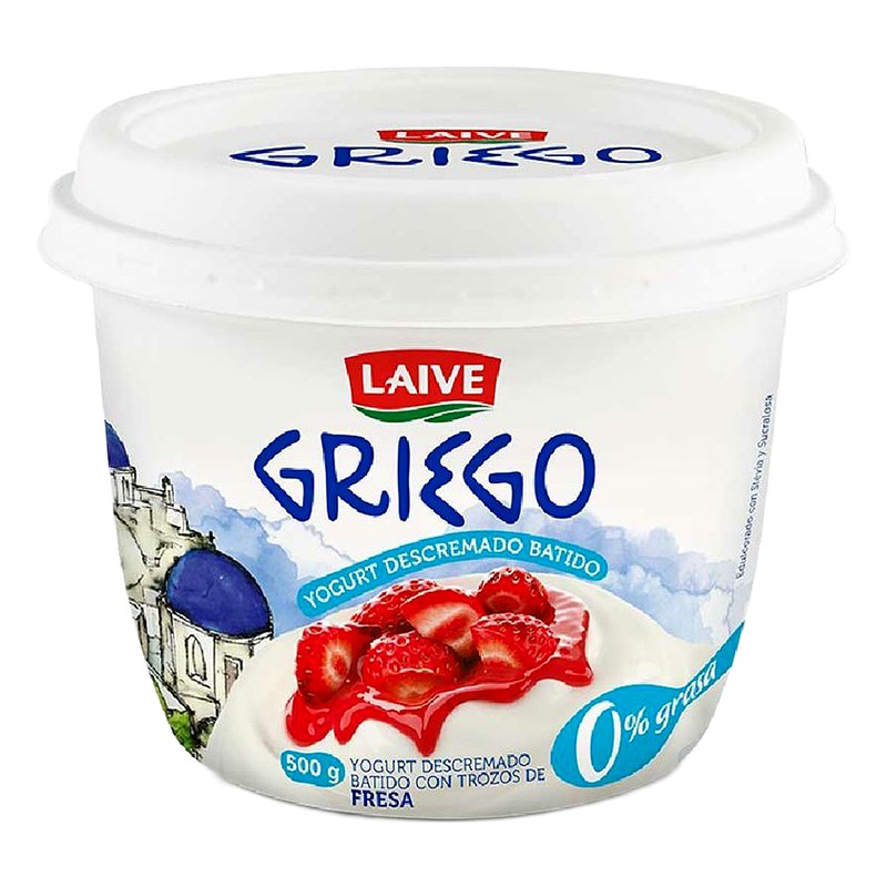 YOGURT GRIEGO FRUTADO DE FRESA 500G 