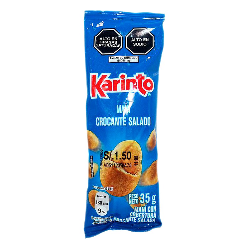 KARINTO MANI CROCANTE SALADO 35G 