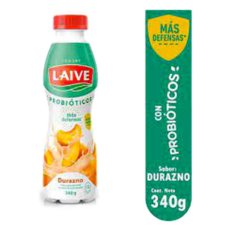 YOGURT LAIVE SABOR DURAZNO 340G 