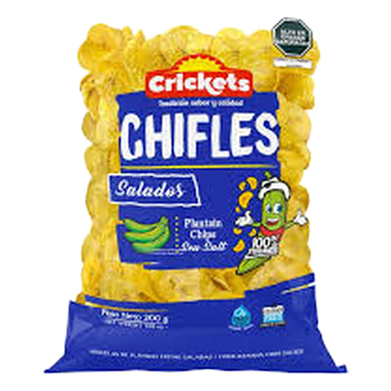 CHIFLE CRICKETS SALADO DE 150 G