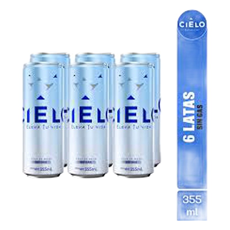 CIELO LATA SIN GAS 355ML