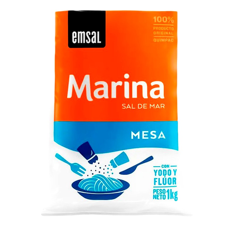 SAL DE MESA MARINA 1KG 