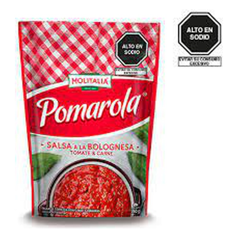 SALSA A LA BOLGNESA CON CARNE POMAROLA 190G 