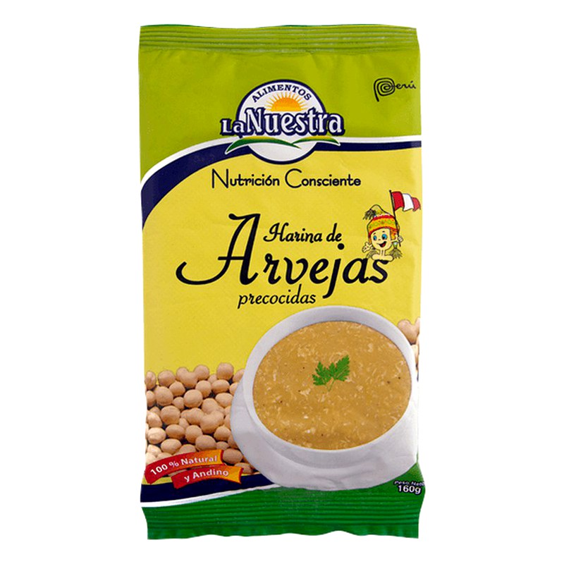 HARINA DE ARVEJAS LA NUESTRA 160G 