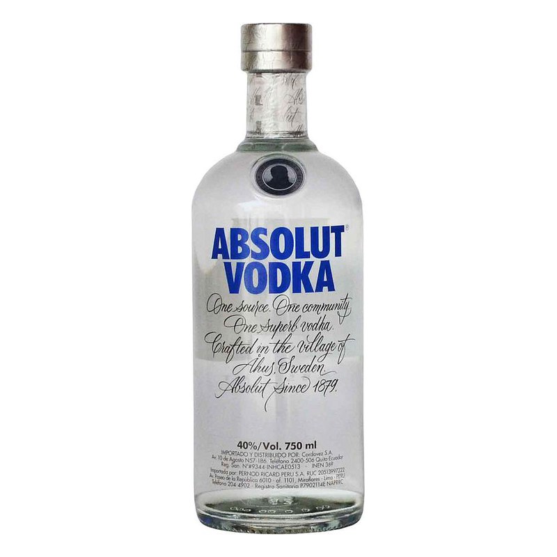 ABSOLUT VODKA 750ML