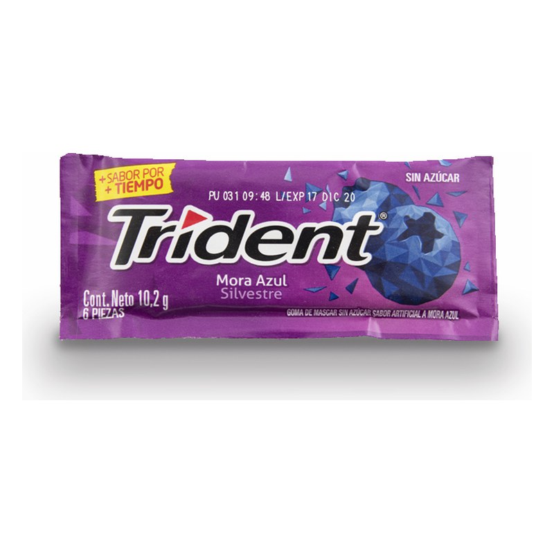 TRIDENT MORA AZUL 8.5G