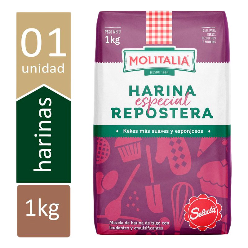 HARINA ESPECIAL REPOSTERA MOLITALIA 1KG 