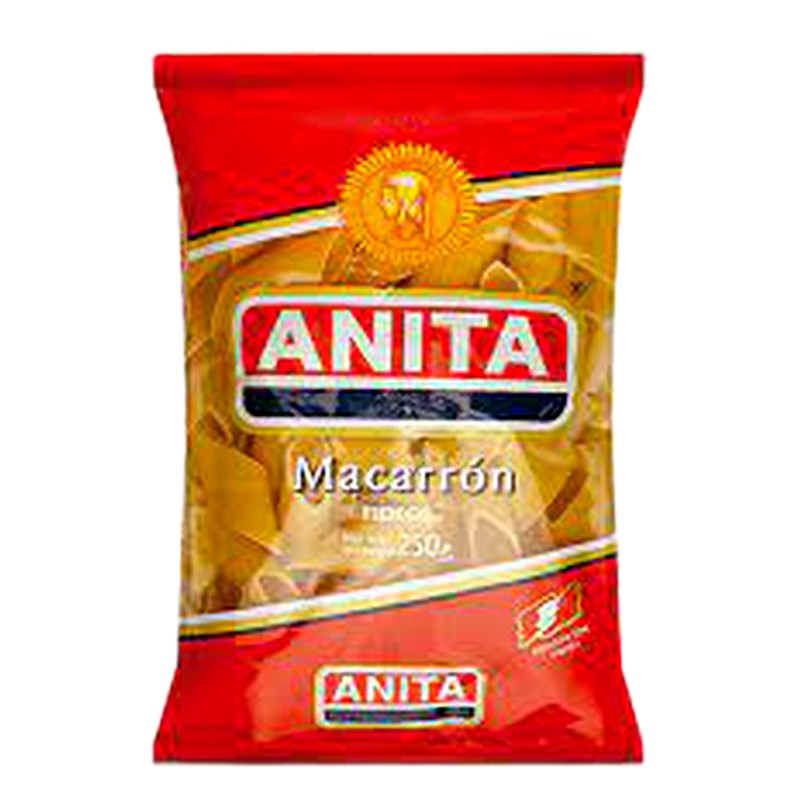 FIDEOS ANITA MACARRON 250G 