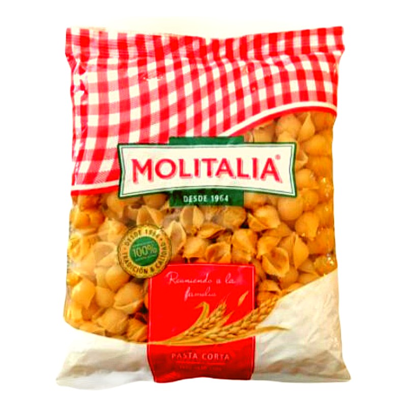 FIDEOS MOLITALIA CARACOL CHICO 250G 