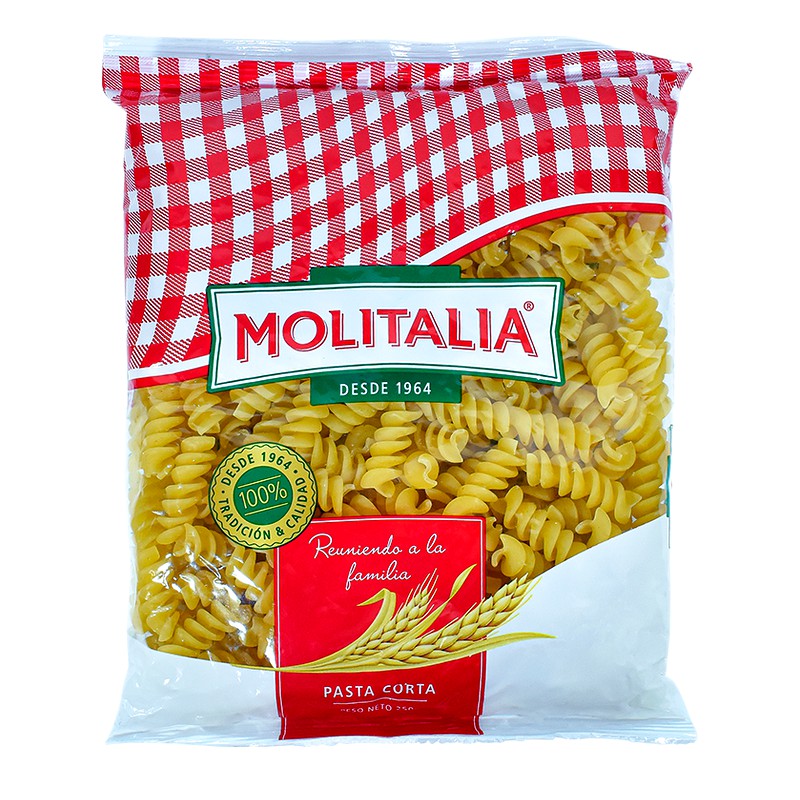 FIDEOS MOLITALIA TORNILLO 250G 