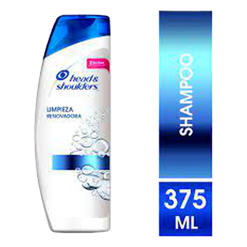 SHAMPOO HEAD SHOULDERS LIMPIEZA RENOVADORA 375ML 