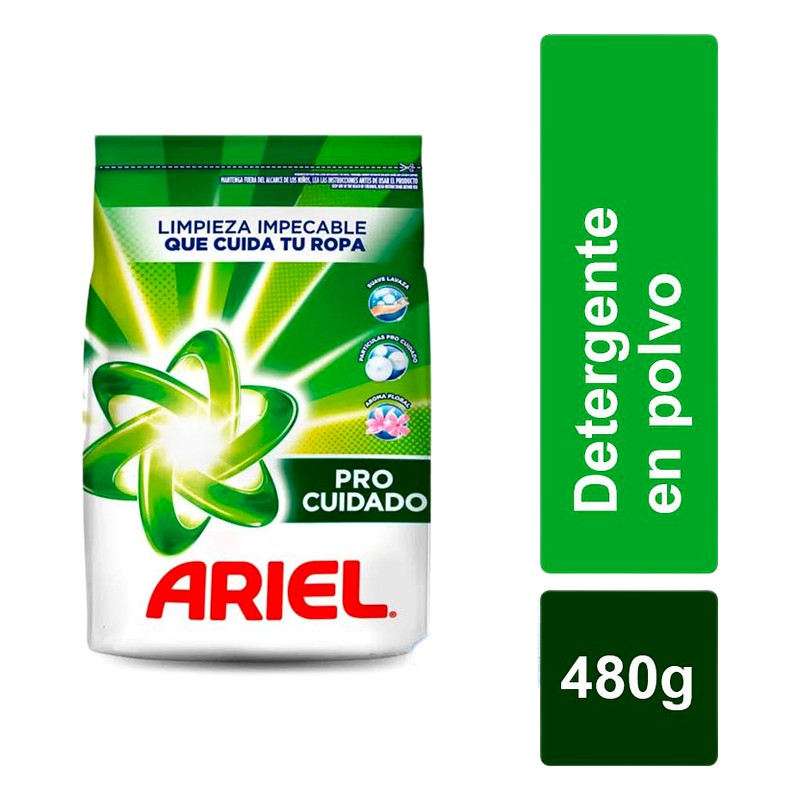 DETERGENTE ARIEL PRO CUIDADO 480G 