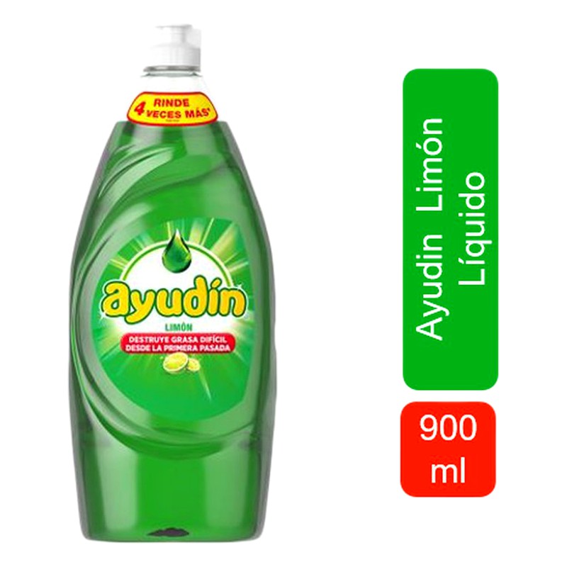 DETERGENTE LIQUIDO AYUDIN 900ML 