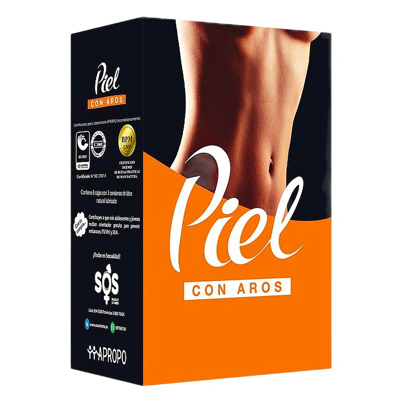 PRESERVATIVO PIEL CON AROS