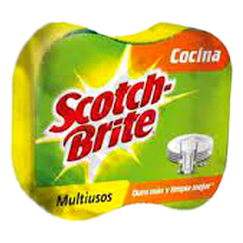ESPONJA SCOTCH-BRITE 2 EN 1 MULTIUSOS 