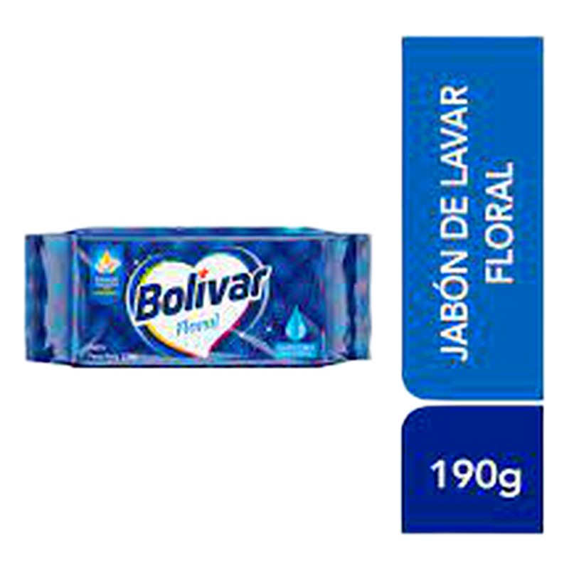 JABON BOLIVAR FLORAL 190G 