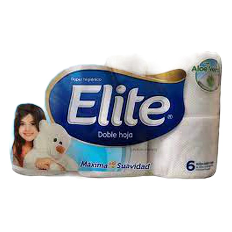 PAPEL ELITE MAXIMA SUAVIDAD 6 ROLLOS 
