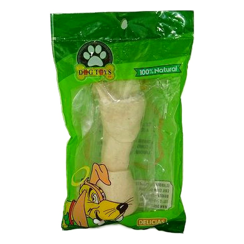HUESO EN CARNAZA BLANCO DOGTOYS 