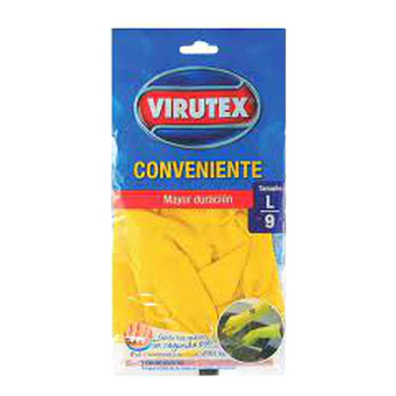GUANTES DE LATEX  VIRUTEX TALLA L 
