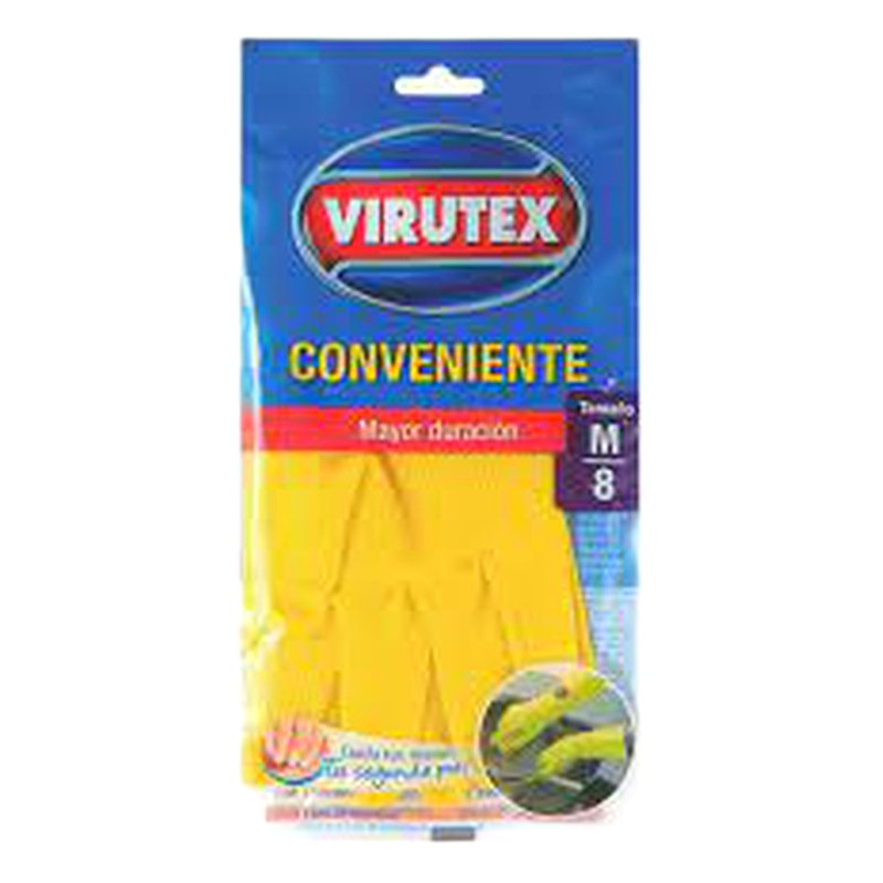 GUANTES DE LATEX VIRUTEX TALLA M 