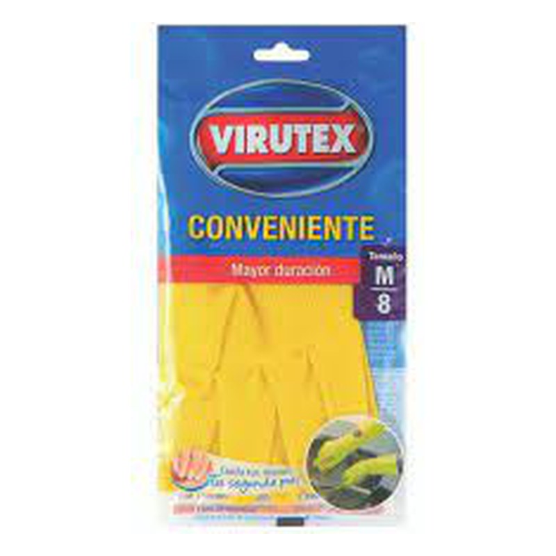 GUANTES DE LATEX VIRUTEX TALLA M 