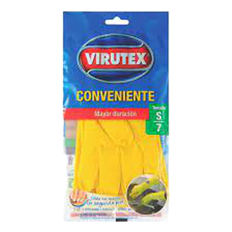 GUANTES DE LATEX VIRUTEX TALLA S