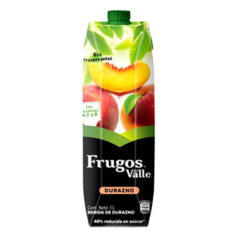 FRUGOS DEL VALLE DURAZNO 1LT