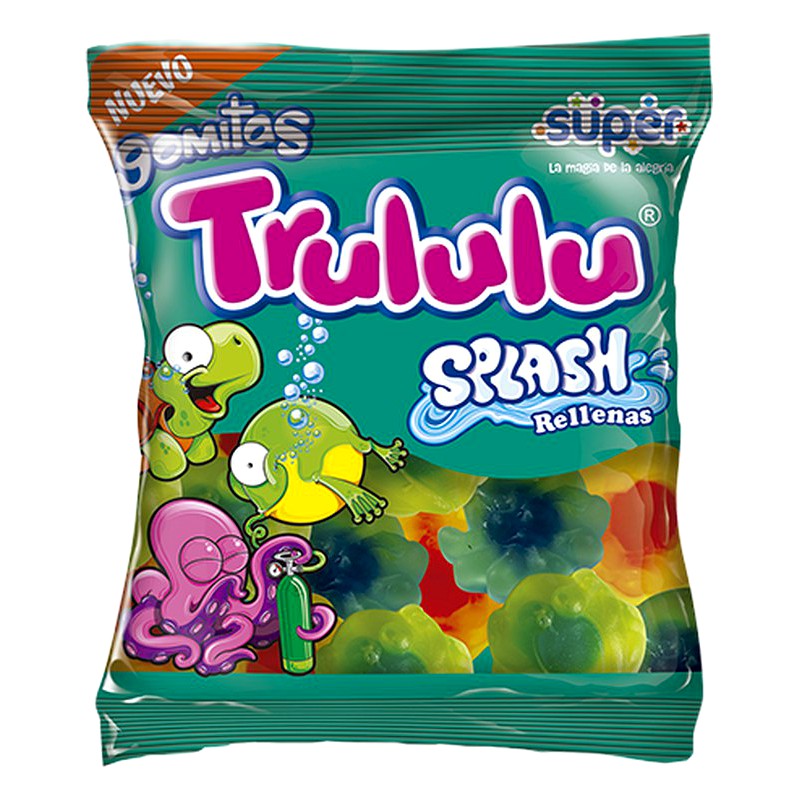 GOMITAS TRULULU SPLASH RELLENAS 90G 