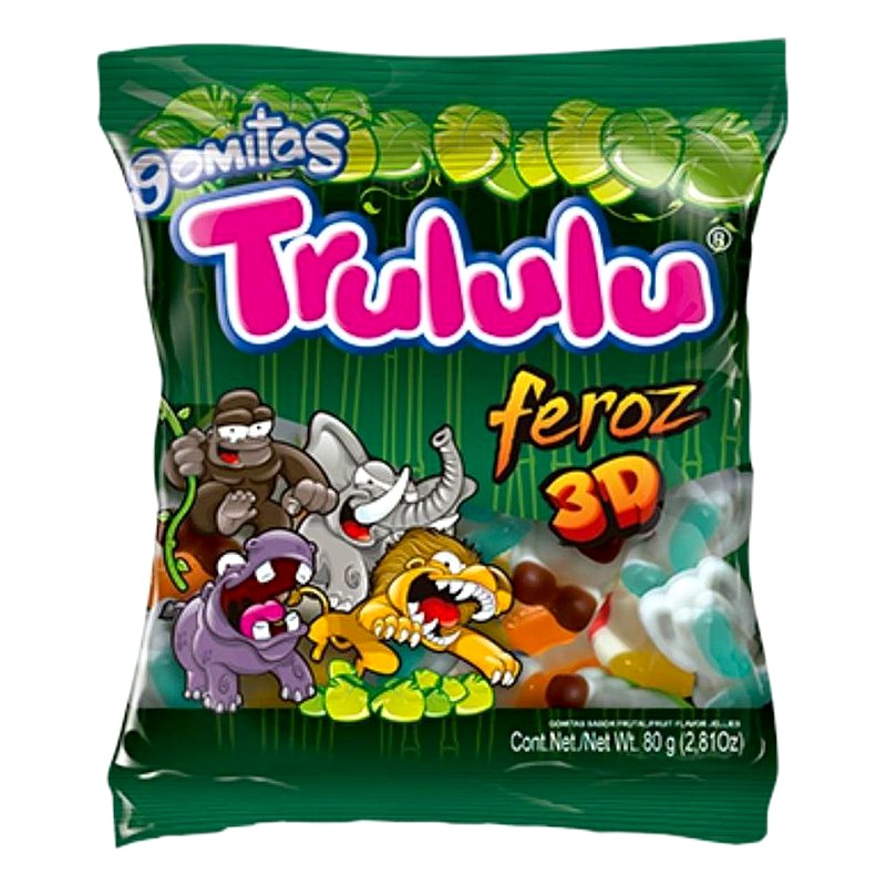 GOMITAS TRULULU FEROZ 3D 80G 