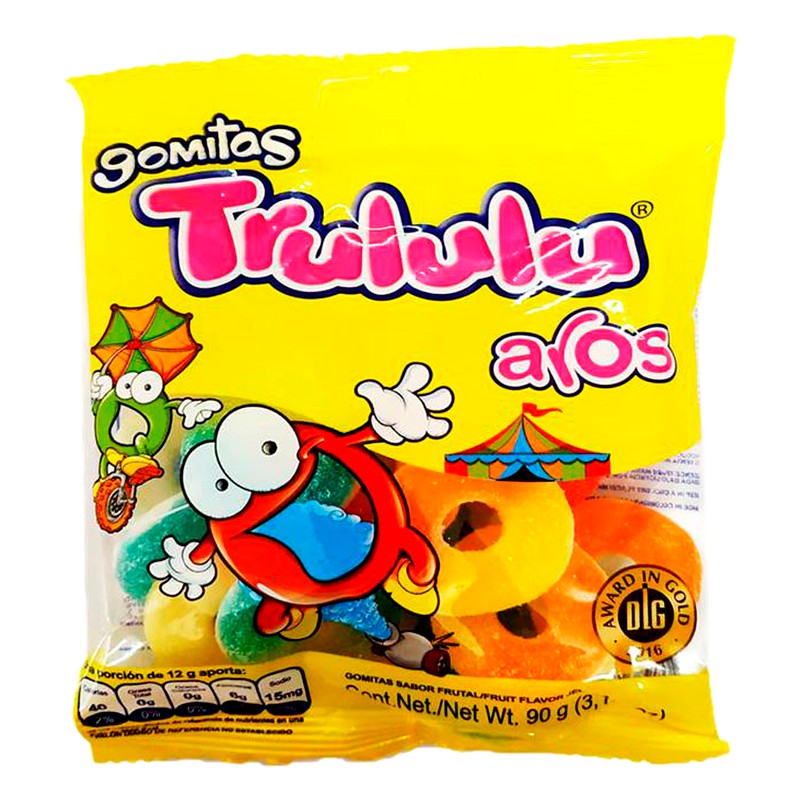 GOMITAS TRULULU AROS 90G 