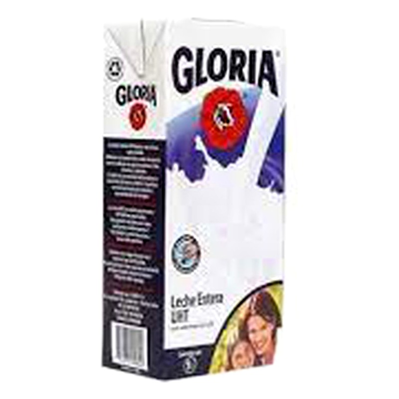 LECHE GLORIA ENTERA UHT 1LT