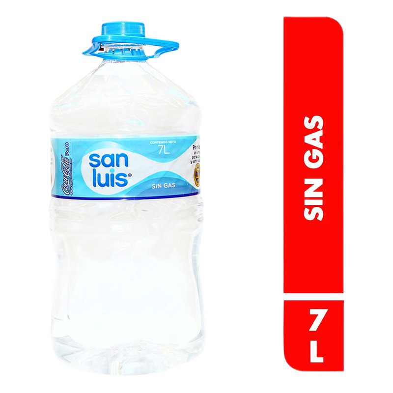 AGUA SAN LUIS SIN GAS 7L 