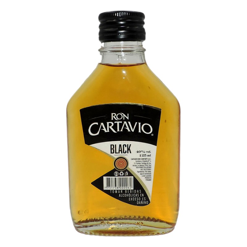 RON CARTAVIO BLACK 125ML