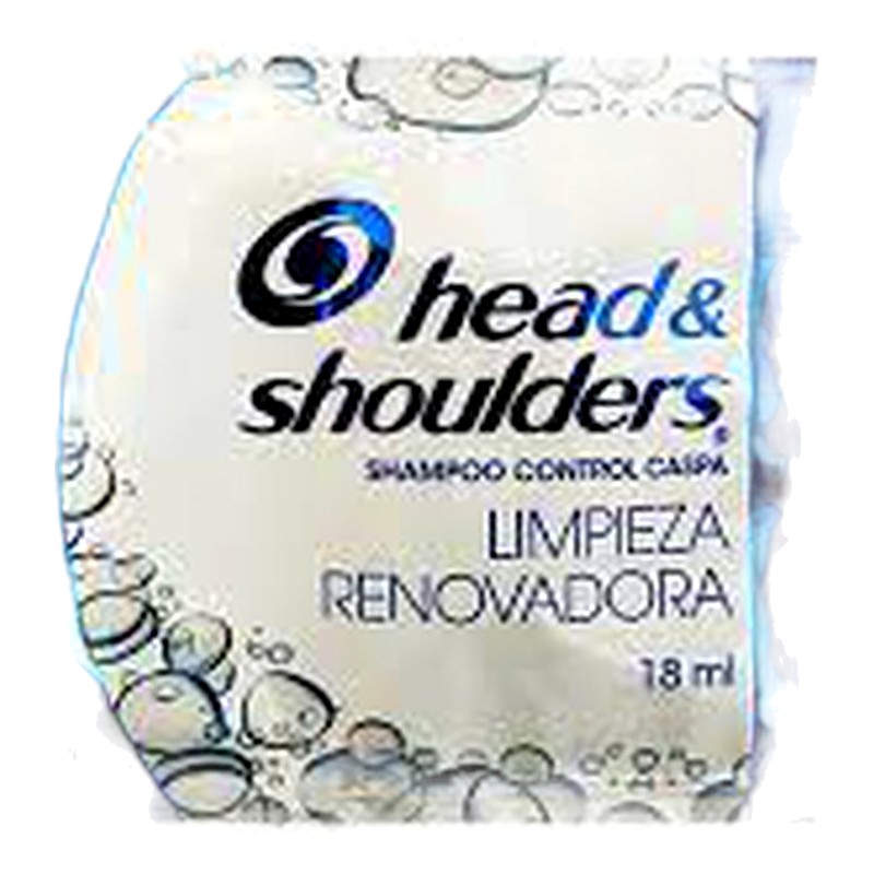 SHAMPOO HEAD SHOULDER LIMPIEZA RENOVADORA SACHET 18ML 