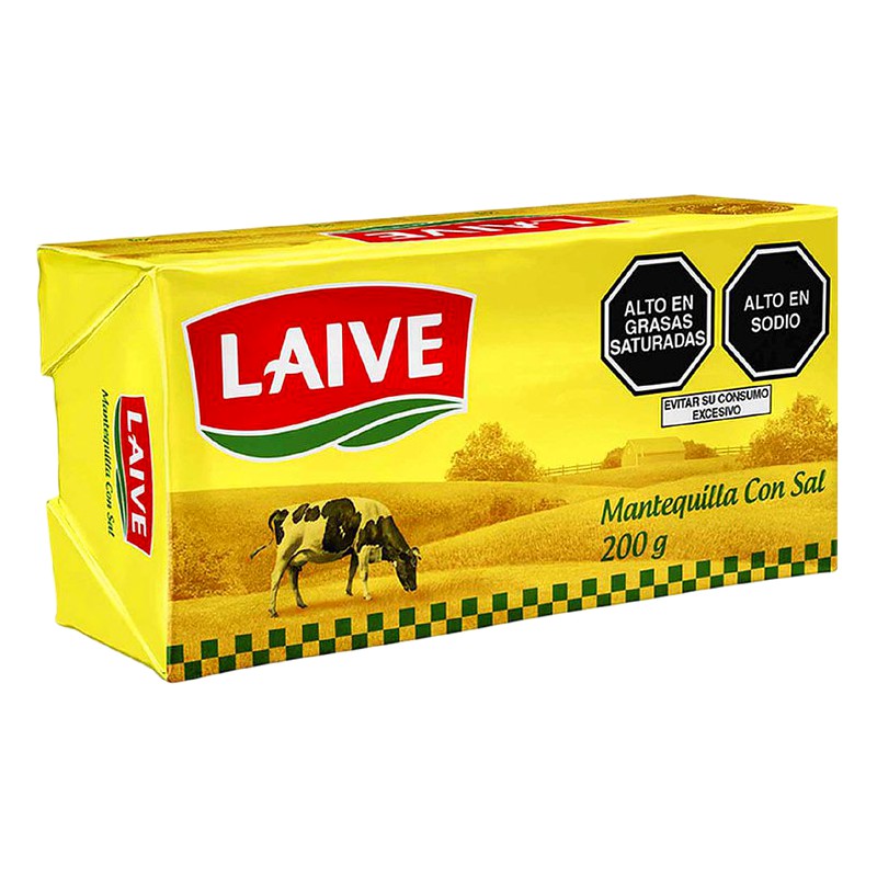 MANTEQUILLA CON SAL EN BARRA LAIVE 180G